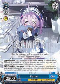 Flasher (SR) SR waifu card — Weiss Schwarz