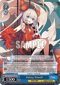 Halsey Powell (SR) SR waifu card — Weiss Schwarz