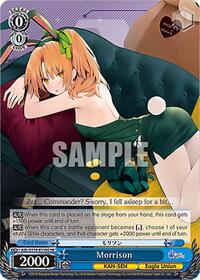 Morrison (SR) SR waifu card — Weiss Schwarz