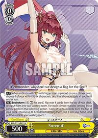 Surcouf U waifu card — Weiss Schwarz