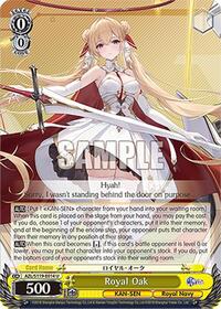 Royal Oak U waifu card — Weiss Schwarz