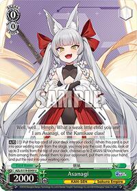 Asanagi U waifu card — Weiss Schwarz