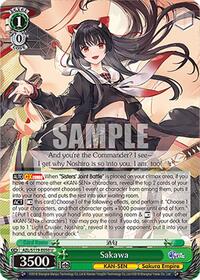 Sakawa U waifu card — Weiss Schwarz