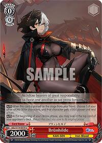 Brunhilde U waifu card — Weiss Schwarz