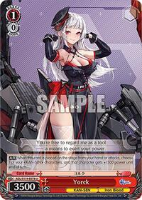 Yorck U waifu card — Weiss Schwarz