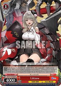 Lutzow U waifu card — Weiss Schwarz
