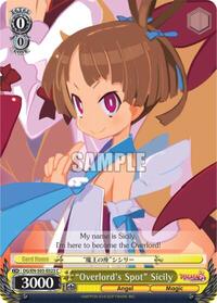 "Overlord's Spot" Sicily C waifu card — Weiss Schwarz