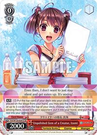 Izumi (SR) SR waifu card — Weiss Schwarz