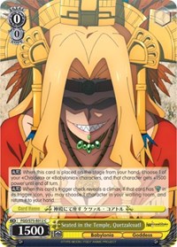 Quetzalcoatl C waifu card — Weiss Schwarz
