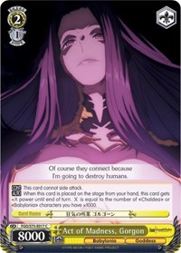 Gorgon C waifu card — Weiss Schwarz