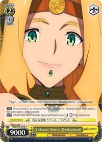 Quetzalcoatl C waifu card — Weiss Schwarz