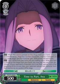 Ana C waifu card — Weiss Schwarz