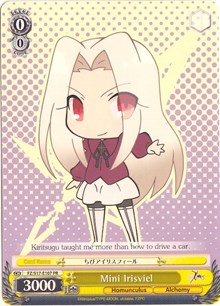 Mini Irisviel Promo waifu card — Weiss Schwarz