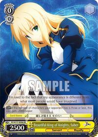 Saber Reprint waifu card — Weiss Schwarz