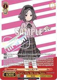 Tomo (GBCR) GirlsBandCryRare waifu card — Weiss Schwarz
