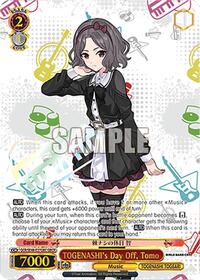 Tomo (GBCR) GirlsBandCryRare waifu card — Weiss Schwarz