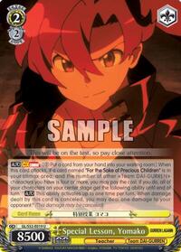 Yomako U waifu card — Weiss Schwarz