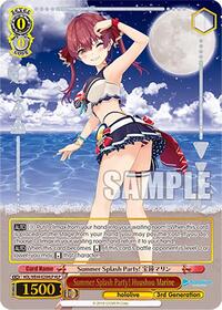 Houshou Marine (HLP) HololiveParallel waifu card — Weiss Schwarz