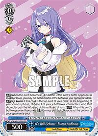 Moona Hoshinova TrialDeck waifu card — Weiss Schwarz