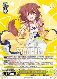 Inugami Korone RR waifu card — Weiss Schwarz