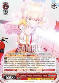 Momosuzu Nene TrialDeck waifu card — Weiss Schwarz