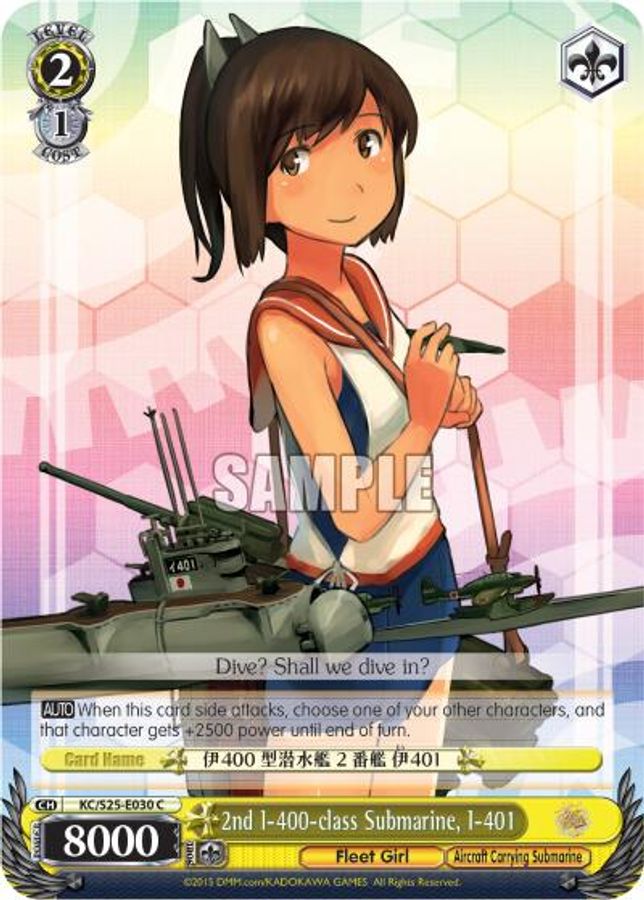 I-401 C waifu card — Weiss Schwarz