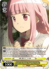 Iroha C waifu card — Weiss Schwarz