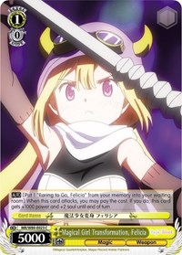 Felicia C waifu card — Weiss Schwarz