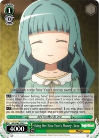 Sana C waifu card — Weiss Schwarz