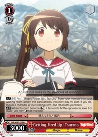 Tsuruno U waifu card — Weiss Schwarz
