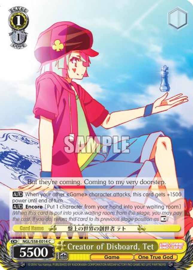 Tet C waifu card — Weiss Schwarz