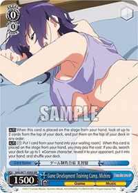 Michiru RR waifu card — Weiss Schwarz