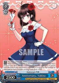 Yukina (RRR) RRR waifu card — Weiss Schwarz