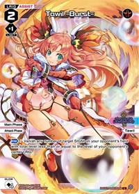 Tawil =Burst= Parallel Foil L waifu card — WIXOSS